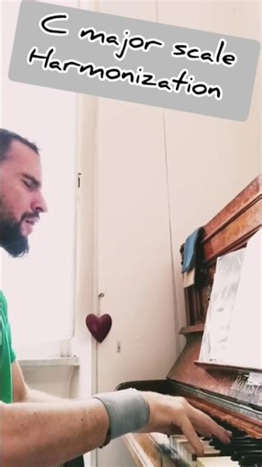 C major scale harmonization! my jazz piano variation on Barry Harris