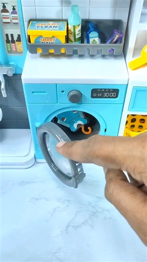 Mini Bathroom + Laundry Transformation 🧺🚿 | Super Satisfying Setup #shorts