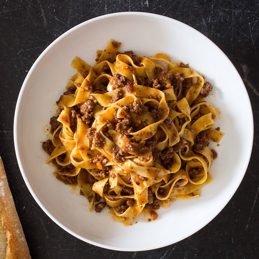 Weeknight Tagliatelle with Bolognese Sauce Recipe | America's Test Kitchen