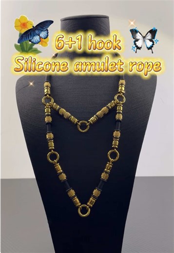 Stylish Silicone Amulet Rope for Daily Wear