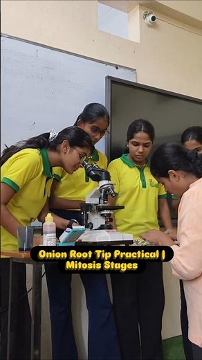 🔬 REAL MITOSIS Under the Microscope | Onion Root Tip Practical 🌱 | Cell Academy Wardha