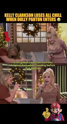The Hilarious Moment Kelly Clarkson Lost Her Mind Over Dolly Parton 😭