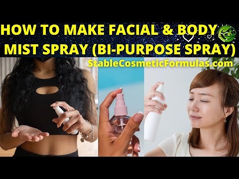HOW TO MAKE DIY FACIAL & BODY MIST SPRAY WITH POLYSORBATE 20 (BEST BI-PURPOSE SPRAY RECIPE)