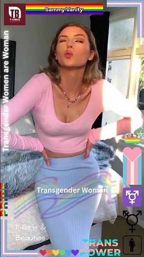 Male to Female Transgender Woman - Sammy Vanity #transgender #viral #shorts