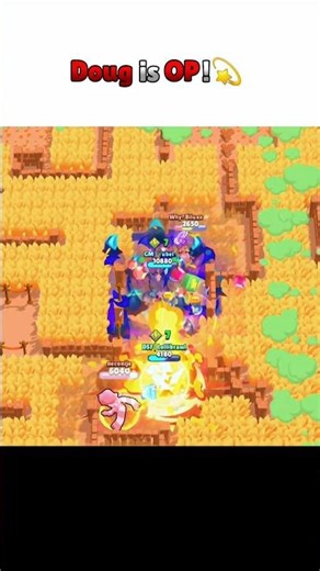 Doug is OP!😱 #brawlstars