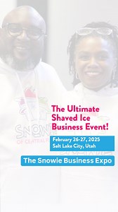 Now is your chance to experience the Snowie business opportunity first hand. Come to the Snowie Business Expo for our two-day business training event! February 26-27 📍 Salt Lake City, Utah Tickets $175 (or 2 for $300) ✉️ Message us START with your email to be added to the waitlist for tickets to receive an exclusive ticket price! The Snowie Business Expo is your gateway to starting, managing, and growing a shaved ice business. Here is what you can expect: • Learn the industry numbers • Hands-on