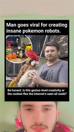 Man Goes Viral for Building Insane Pokémon Robots 🤖⚡