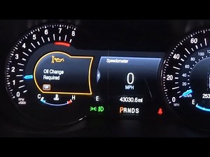 How To Reset Oil Change Required Light On a Ford Explorer