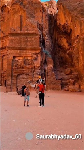 “Hidden City in Rocks 😱| Petra Jordan Secrets Revealed! #Petra #Jordan #TravelShorts #WonderOfWorld”