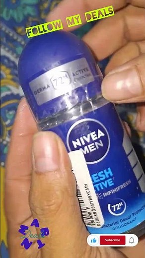 NIVEA MEN Deep Impact Freshness Deodorant Roll-on - For MEN, 50ml