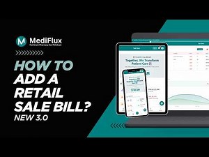 How to Create a Retail Sale Bill in MediFlux (Updated Version 3.0) | Pharmacy Software Tutorial