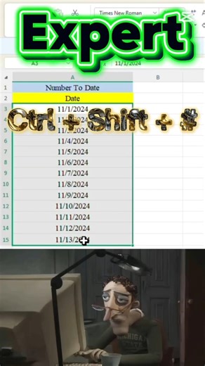 Excel Expert Trick | Convert Numbers to Dates in Excel | Office Excel Pro