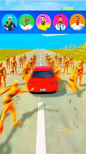 Human vs Super Car Challenge 🔥 Impossible Survival!