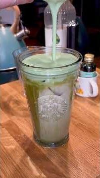 Starbucks Iced Pistachio Matcha Latte ☕️ | Easy Copycat at Home