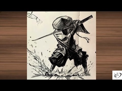 Drawing a Samurai Body with Pencil | Step-by-Step Tutorial & Speed Drawing Samurai#art #drawing