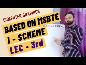 Lecture 3rd | Computer Graphics For MSBTE Diploma 2nd Year | Graphics Pipeline , Bitmap & Vector