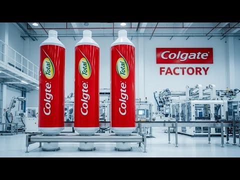How Colgate Toothpaste is Made Inside a $1 Billion Factory (Full Process)