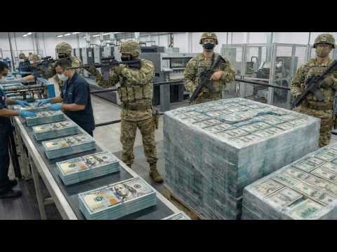 How the $100 Bill Is Made Inside a High Security Banknote Factory