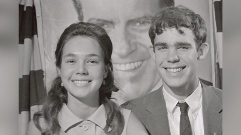 Richard Nixon's Daughter Is Married To A Former President's Grandson