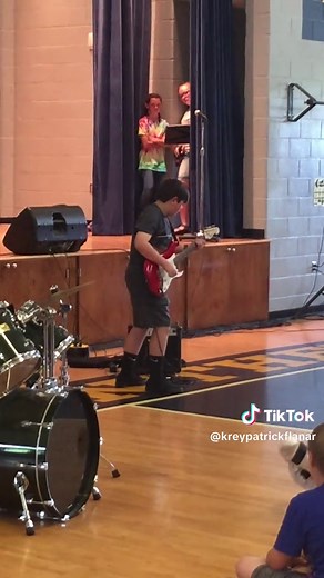 I ran across this video from Gavin’s 5th grade talent show before he fell in love with Bass. #talentshowcase #guitartok