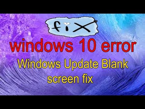 How to Fix Windows Update Blank Screen in Settings on Windows 10 [2021 best method] 2 easy fix