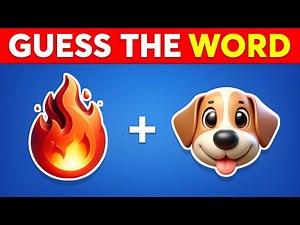 Guess the WORD by EMOJI 🔍 70 Words 🤔 Emoji Quiz