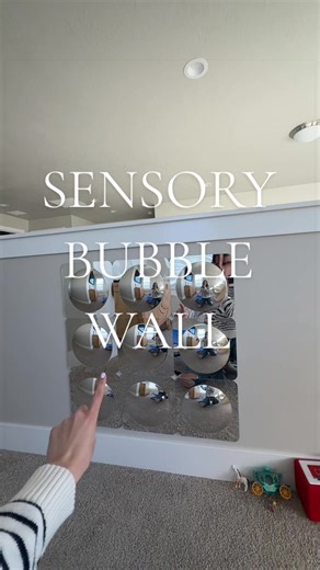 Sensory Bubble Wall: Fun and Easy to Clean