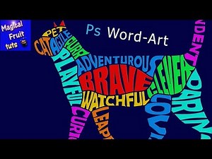 Create a Cat Word Art Shape Design in Photoshop CC