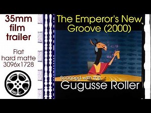 The Emperor's New Groove (2000) 35mm film trailer, flat hard matte, 3096x1728