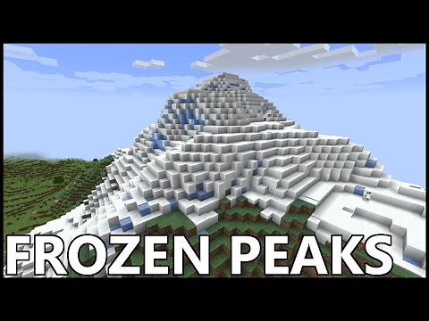 Where To Find FROZEN PEAKS Biome In MINECRAFT 1.18