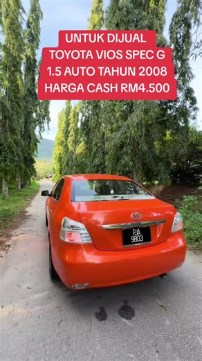Toyota Vios 2008 Untuk Dijual - Spesifikasi G
