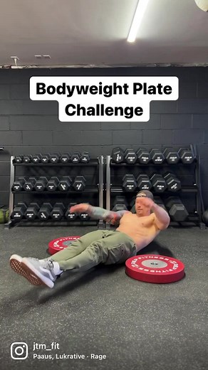🔥Bodyweight Plate Challenge🔥 ➡️ https://jtmfit.app | Jtm_fit