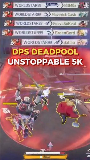 DPS Deadpool Shredding The Entire Team (5K Ult) 🔥 #marvelrivals #necros #jay3 #bogur #timthetatman