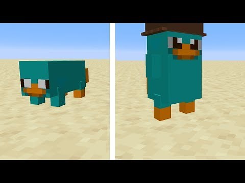 I Made Perry The Platypus in Minecraft + DOWNLOAD