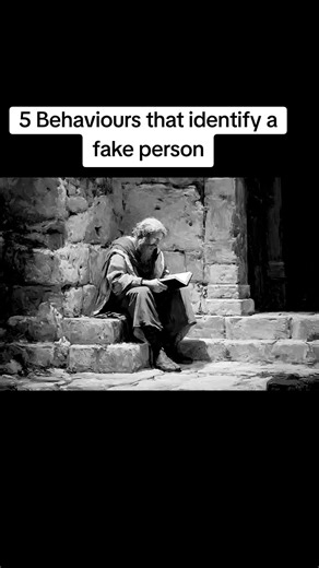 5 #Behaviours that identify a #fake #person #fypviral #fyp | fake