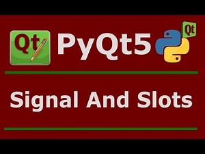 5 PyQt5 Signal And Slots Structuring Window In A Class