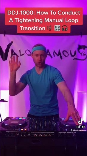 DDJ-1000: How To Conduct A Tightening Manual Loop Transition 🎛️ 🎧