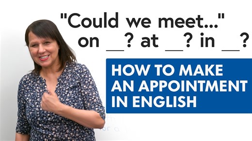 How to Make an Appointment in English – Prepositions & Expressions