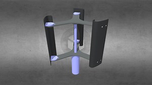 Eolienne H-Rotor - Buy Royalty Free 3D model by Sitetechno.fr