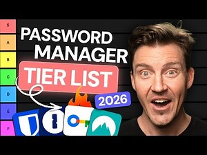 Best password manager TIER LIST 2026 | Password managers RATED