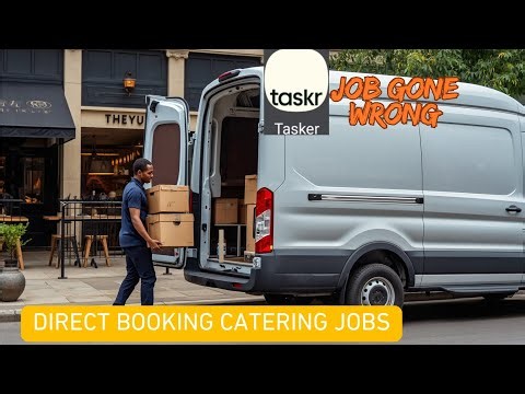 More & more catering orders directly with a restaurant owner & Taskrabbit scam #cargovan 