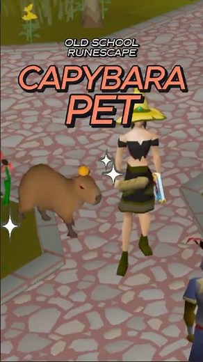 Capybaras as PETS in OSRS??