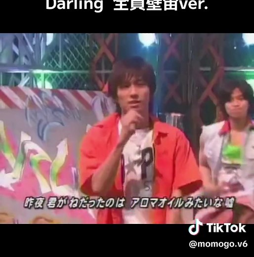 V6_Darling ・ ・ 全員壁宙ver. 本番ボーイズはしっかりぶっつけ本番です笑 ・ カメラロール整理② #V6 #坂本昌行 #長野博 #井ノ原快彦 #森田剛 #三宅健 #岡田准一 #mステ #歌 #トニセン #カミセン #CapCut