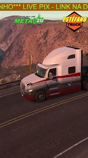 If you get nervous, drink some passion fruit juice!!! LOL #americantrucksimulator #ats #automobile