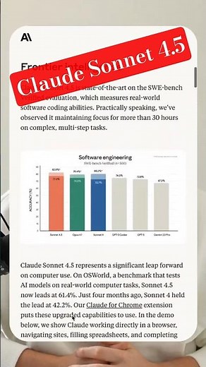 Claude Sonnet 4.5: Best AI Coder Yet? ⚡