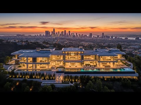 Inside a $199,000,000 Los Angeles Mega Mansion with a Helipad! (Full Home Tour)