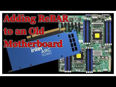 Adding ReBAR to a Supermicro X9 Motherboard