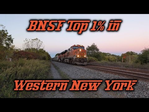 RARE | BNSF Office Car Special Visits Western New York
