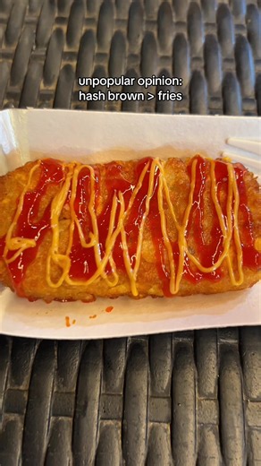 why is hash brown so underrated? #hashbrown #fries #foodreview | food