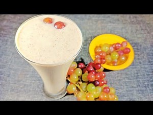 Grape Smoothie Recipe | Grape Shake | Grape Banana Smoothie | Grape Milkshake |Juice for Weight Loss